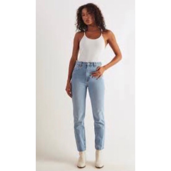 ROLLA’s Dusters Super High Rise Relaxed mom jeans size 27 blue - Picture 1 of 9